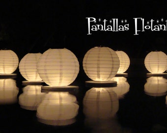 Floating paper lanterns (5 pack)