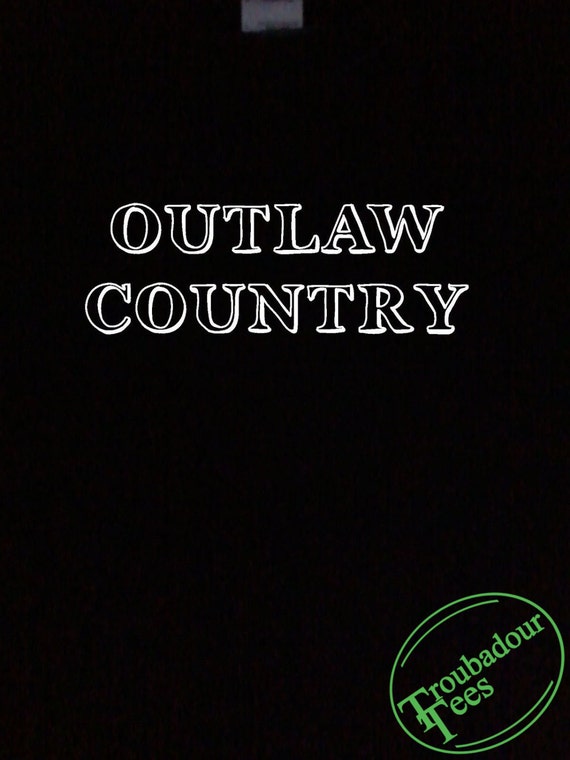 outlaw country tshirt