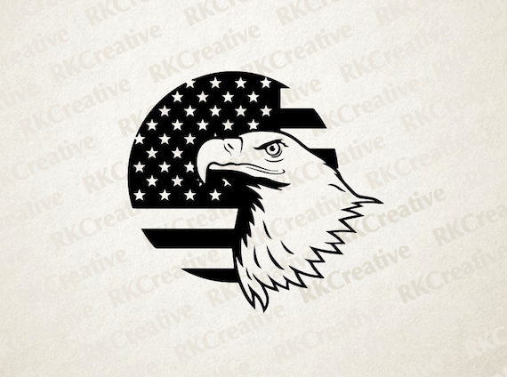 Download Fourth of July svg file american flag svg file bald eagle