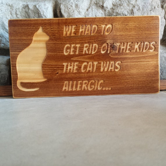 Cat Sign Pet Sign Custom Wood Signs rustic wall decor