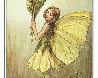 The Snowdrop Fairy Cicely Mary Barker Flower Fairies Vintage