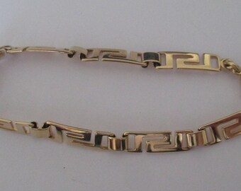 ethnic gold plated bracelet