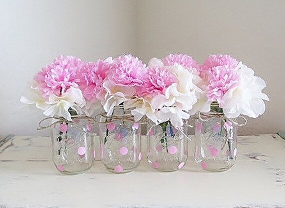 mason jar centerpiece ideas baby shower