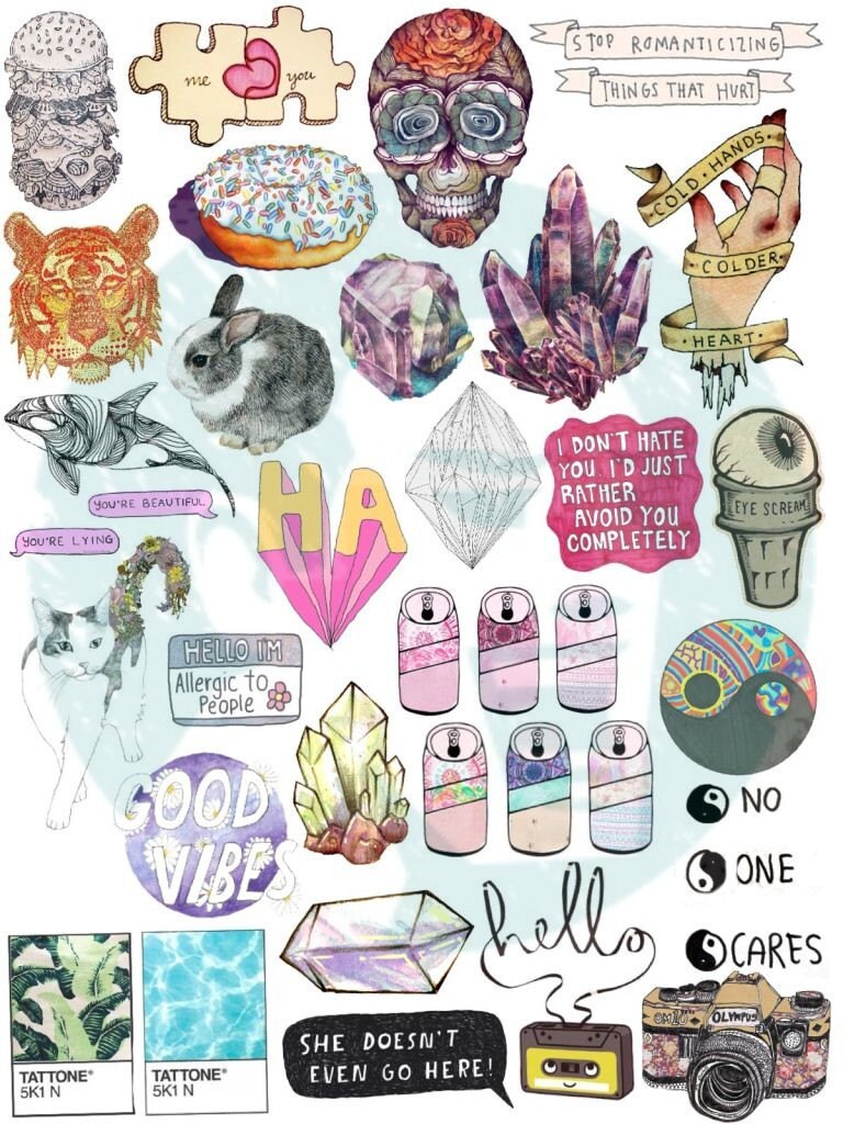 set 39 tumblr stickers stickers set of stickers decals