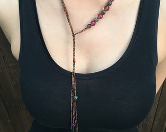 Unique hand beaded necklace PersonALY made for you! FREE WORLDWIDE SHIPPING!!