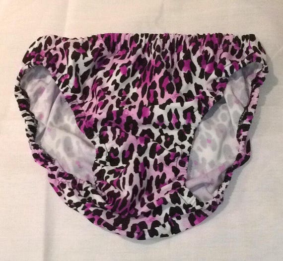 Purple Leopard Mens Bikini Brief Underwear