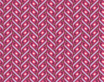 Fabric pink Patchwork, Free spirit, HEIRLOOM Joël Dewberry