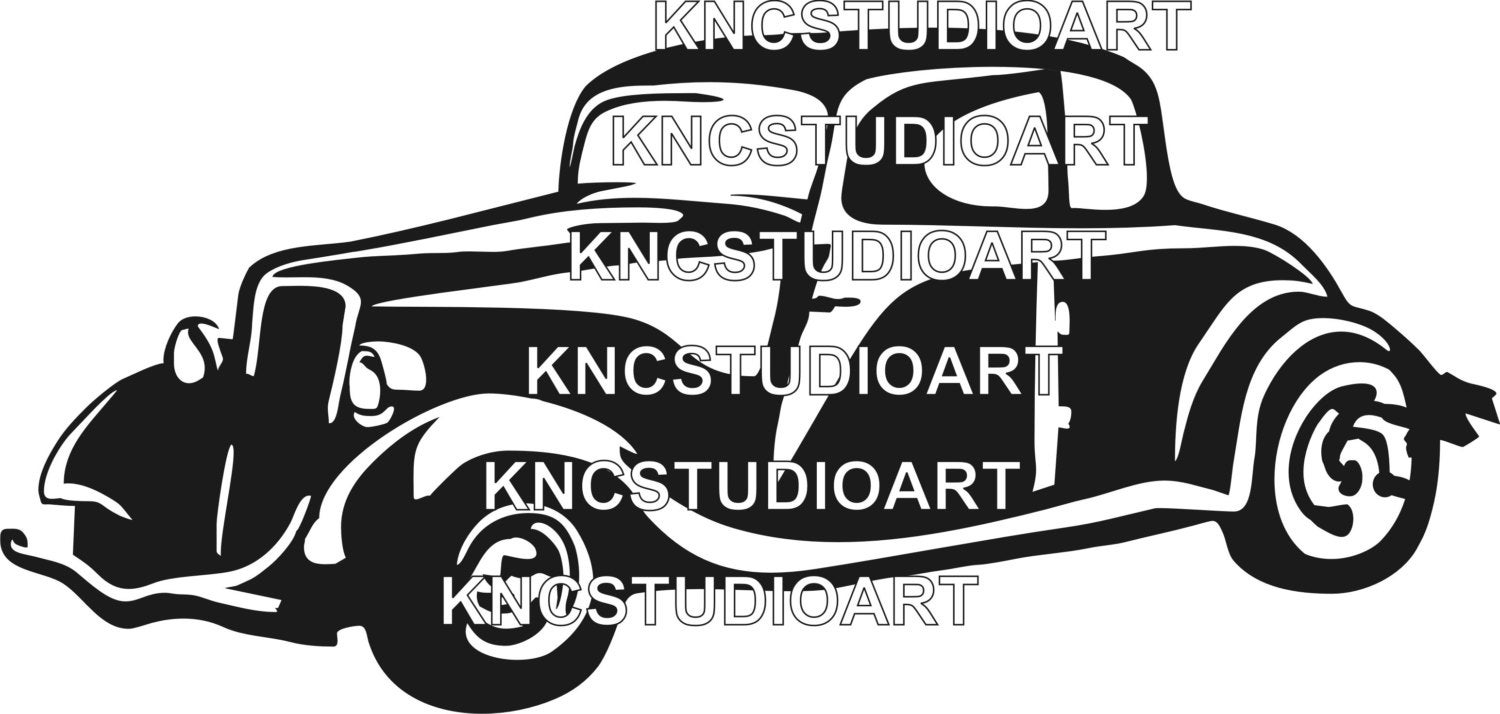 Classic Car Scroll Saw Pattern