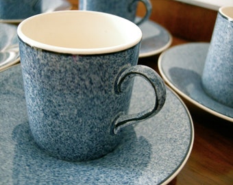 Ambassador Ware (England) Demitasse Cup & Saucers ~ 5 Sets