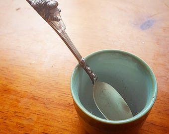 Magical Teaspoon, Crystalised Cutlery, Ceremony, Wedding, Ritual, Birthday, Clear Quartz, Cutlery, Witchcraft, Occult, Pagan, Gothic.