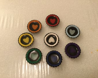 Undertale Soul Resin Pins