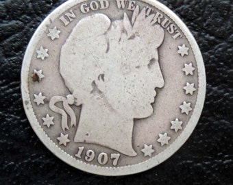 1907-P Barber/Liberty Head Half - #103