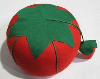 Tomato Pin Cushion Large Tomato Pin Cushion Sewing Notion Needlecrafts D731