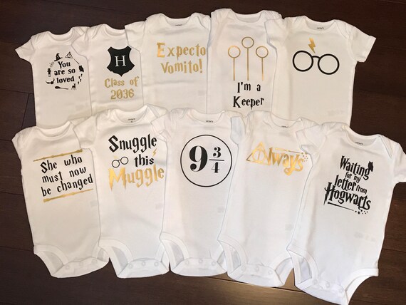 FREE SHIPPING Harry Potter Onesies Set of 10 You are so