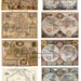 Vintage Antique World Maps for a Dollhouse printable DOWNLOAD