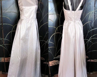 Silver wedding dress | Etsy