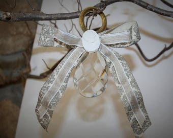 Shabby chic Crystal pendant