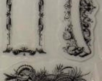 Rubber Cling Stamp Frames by Heidi Grace - Kitsnbitscraps