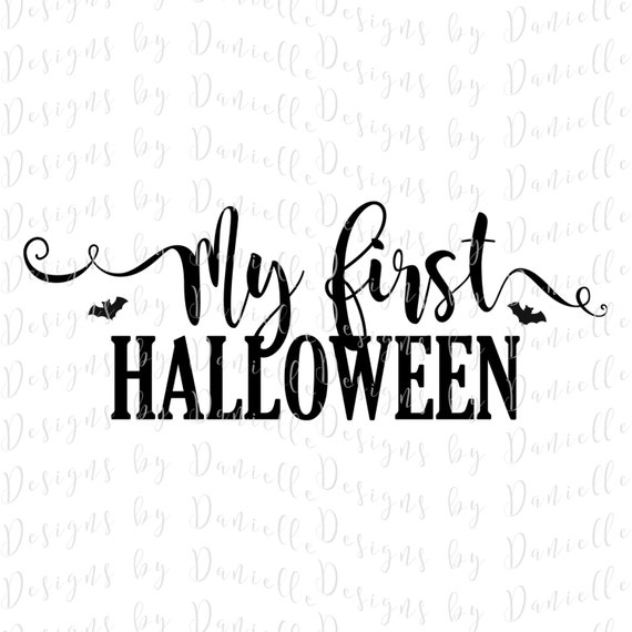Download My First Halloween SVG Cutting File Commercial Use