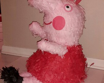 Pig GIRL Piñata. Handmade. New