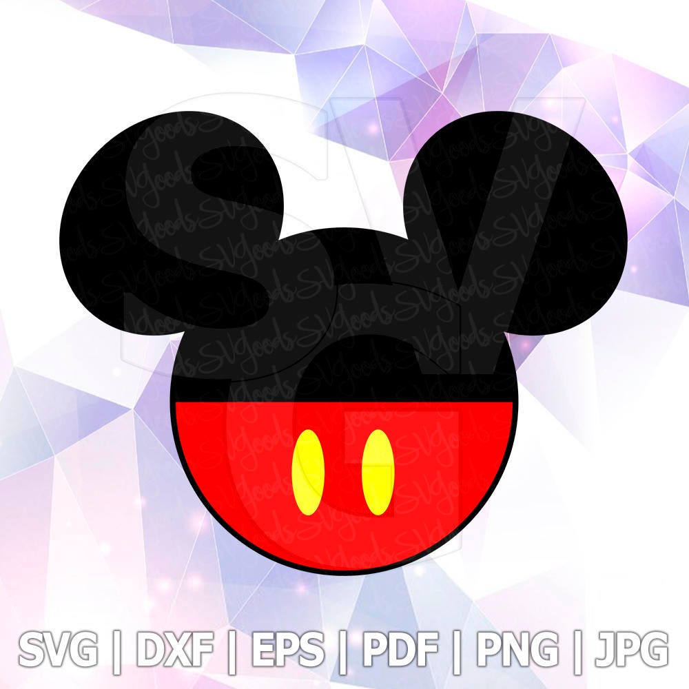 Free Free 150 Mickey Head Cricut Vinyl Disney Svg SVG PNG EPS DXF File