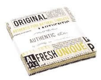 Authentic Etc. Charm Pack by Sweetwater for Moda Fabrics