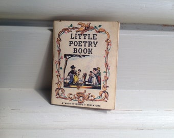 Vintage Mighty midget miniature book of poetry 1980s