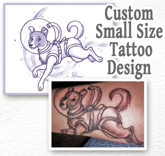 CUSTOM Small Size Tattoo Design Commission