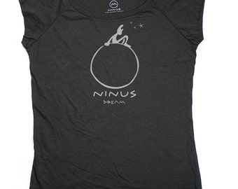 Ninus - Dream, Hand-printed Bamboo Women's T-Shirt