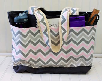Teacher Bag- Teacher Tote- Monogrammed Bag - Teacher Gift -Personalized Bag - Gifts for Teachers-Teacher Gift