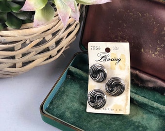 Vintage Metallic Lansing Buttons
