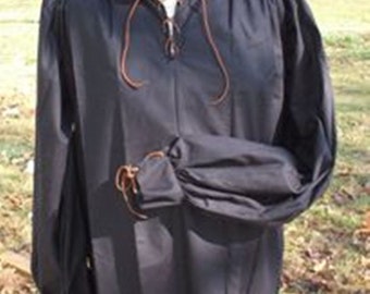 Noble Renaissance Medieval Shirt Custom Your color & size Steampunk Cosplay LARP with trim!