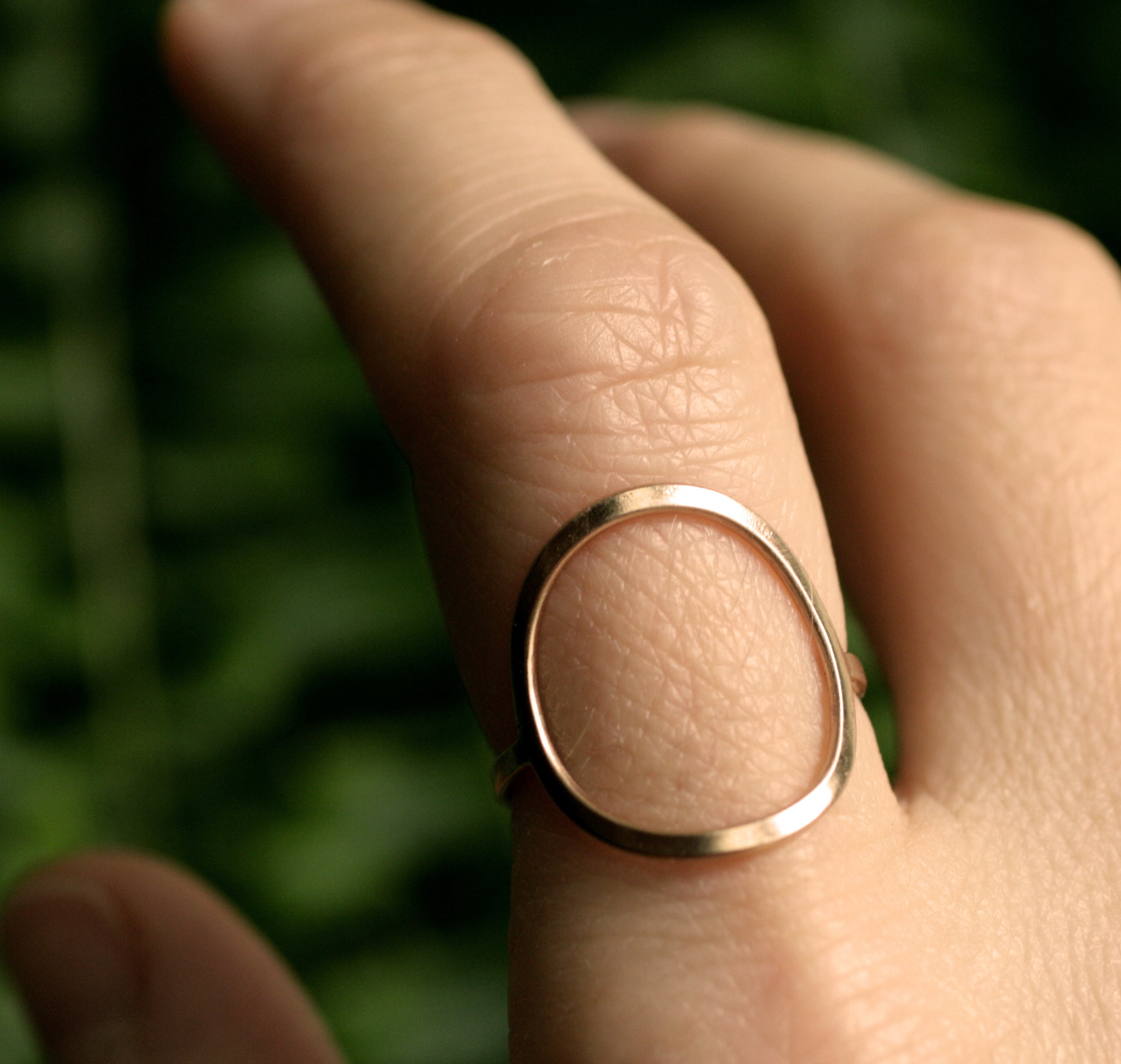 circle ring silver circle ring gold circle ring modern gold