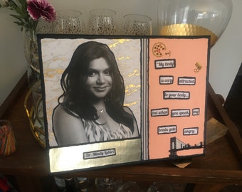 Mindy Project Quote Plaque 12x16
