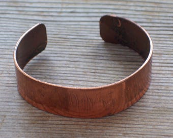 Vintage Copper Cuff, Coppercraft Cuff Bracelet, Copper Bracelet, Vintage Coppercraft Guild Cuff, Copper Jewelry, Mid Century Copper