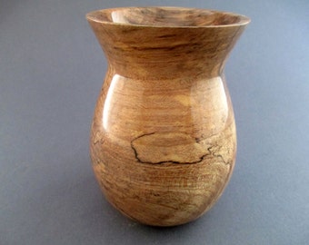 Spalted maple vase #548