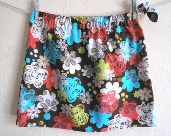 Pretty cotton skirt pattern "Anna" size S (36-38)