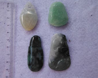 Burmese Jadeite Assorted Nicely Carved Pendants