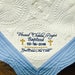 Baptism Quilt -Embroidered Heirloom Baby Quilt - Custom Monogram - Keepsake Blanket - Cotton Baby Blanket