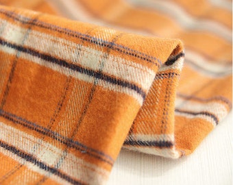 Yarn Dyed Plaid Cotton Fabric - Brushed - 44" Wide - By the Yard 44493