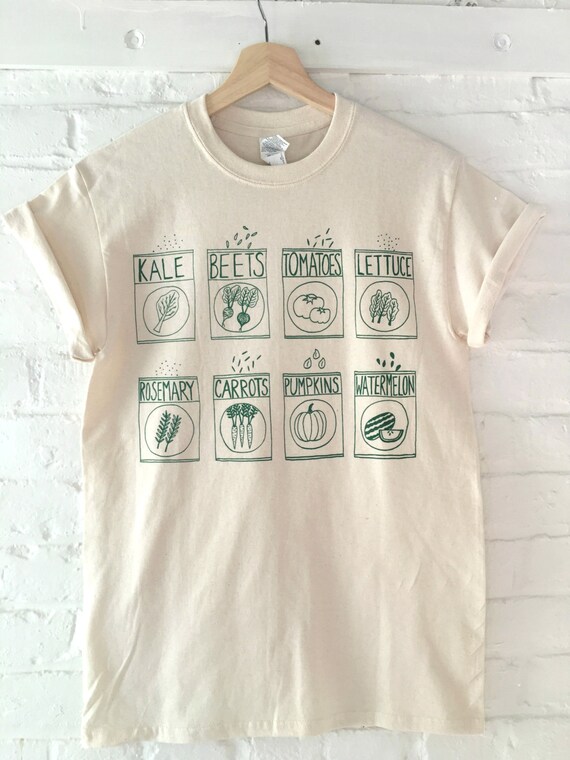 garden themed t shirts