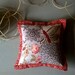 French General Fabric Patchwork Pincushion