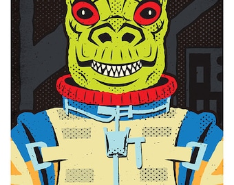 Empire Strikes Back bounty hunters: Bossk 11x17 print