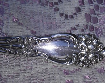 Antique Reed and Barton Tiger Lily Silver Plated Small Spoon