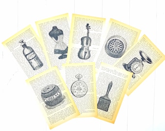 Ephemera / Vintage Ephemera Book Pages / Vintage Ephemera / Ephemera Pack / Junk Journal