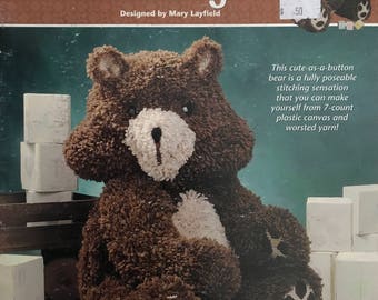 Plastic Canvas Leaflet "Teddy Bear Buddy"
