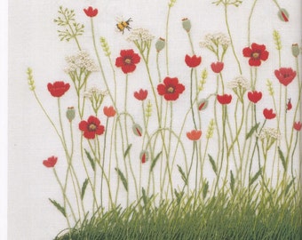 40 Hand Embroidery Patterns - Kazuko Aoki - Embroidery Patterns - Embroidery - Botanical - japanese craft ebook - PDF - instant download