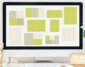 Pack de 10 plantillas de Photoshop / Blog Templates / plantillas web / plantillas de Storyboard / Pack #1