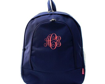 Monogrammed Backpack Book bag Monogrammed Lunch Box