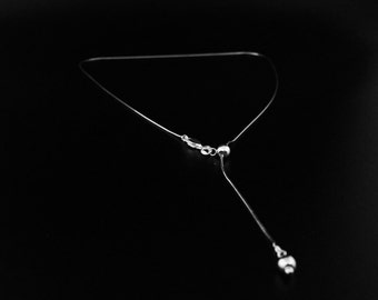 Adjustable Diamond Cut Silver Snake Chain // 925 Sterling Silver // 1.2mm Gage // Adjust up to 21 Inches
